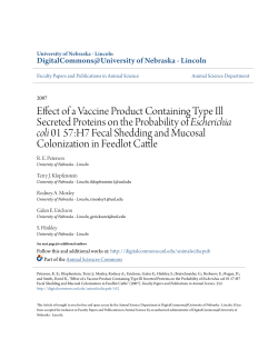 Effect of a Vaccine Product Containing Type Ill Secreted Proteins on