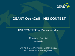 NSI CONTEST Demo @OGF43