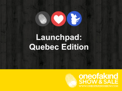 Launchpad: Quebec Edition