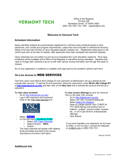 REGISTRAR COMPUTER SET UP