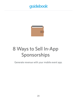8 Ways to Sell In-App Sponsorships