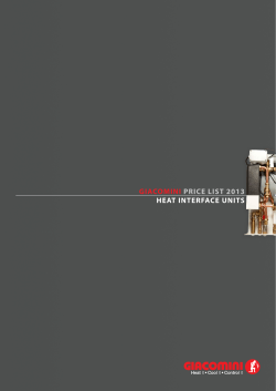 giacomini price list 2013 heat interface units