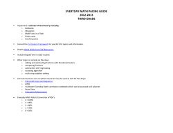 everyday math pacing guide 2012