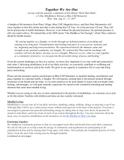 Together We Are One - Blue Cliff Monastery