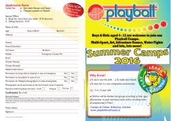 BOOK NOW! - Playball South East