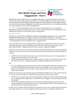 Synopsis - National Institute for Civil Discourse