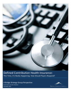 Defined Contribution Health Insurance