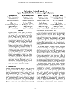 Embedding System Dynamics in Agent Based Models for Complex