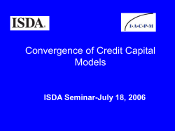 Setting the scene-what is economic capital?