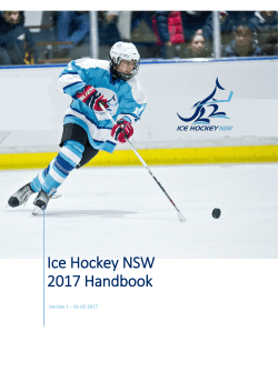 Ice Hockey NSW 2017 Handbook