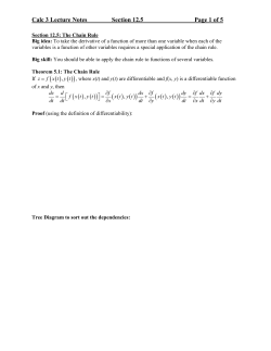 Calculus 3 Lecture Notes, Section 12.5