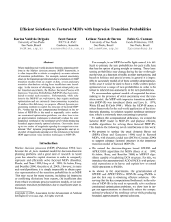 Efficient Solutions to Factored MDPs with Imprecise Transition