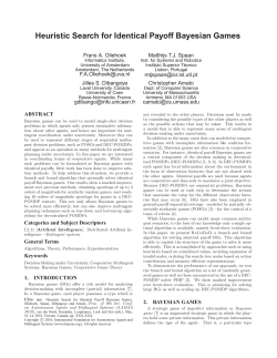 Heuristic Search for Identical Payoff Bayesian Games