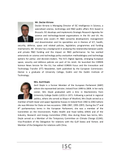 Dr - ISC Intelligence in Science