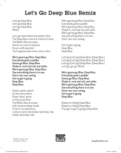 Let`s Go Deep Blue Remix - Deep Blue Kids Curriculum