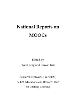 5. Practical Exploration and Experience of the OUC` MOOCs