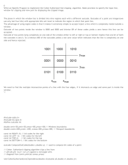 Write an OpenGL Program to implement the Cohen