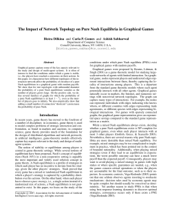 The Impact of Network Topology on Pure Nash Equilibria in