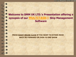 MULTITASK for windows - SA Malliaroudakis Maritime