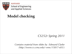 Model checking - Harvard University