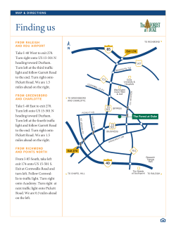 Finding us - The Forest at Duke