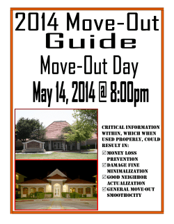 Move-out Guide