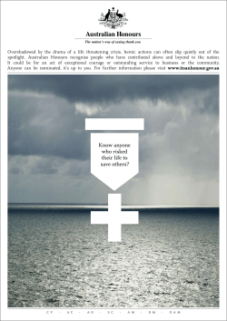 Know anyone who risked their life to save others?