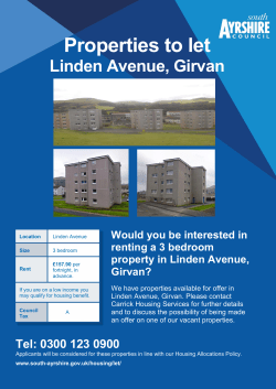 Linden Avenue Glendoune Area Girvan