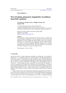 Open Problem - University of Rhode Island