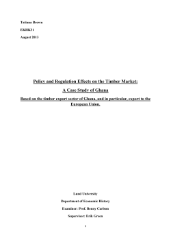 Ghana`s trade regulations have not had negative effects on the