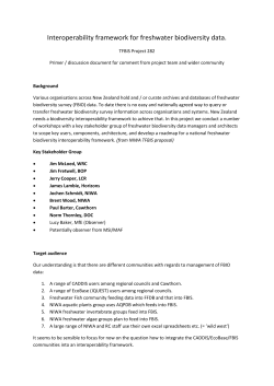 Simplified abstract model for an interoperability