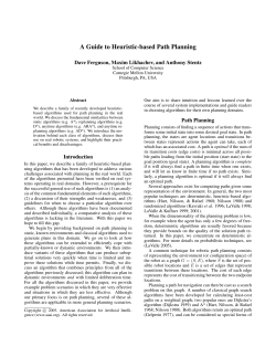 A Guide to Heuristic-based Path Planning