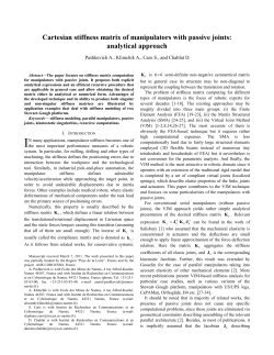 iv. passive joints in a parallel manipulator