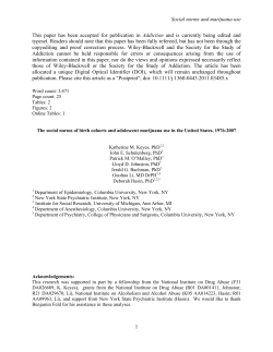 The social norms of birth cohorts and