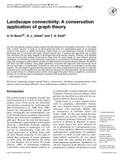 Landscape connectivity and graph theory