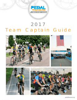 PTC17 Team Captain Guide