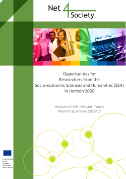 Opportunities for Researchers from the Socio
