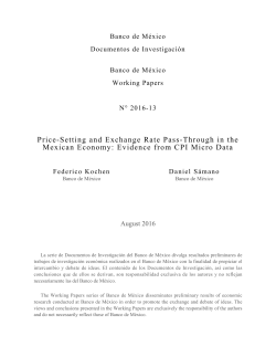 Price-Setting and Exchange Rate Pass-Through