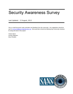 How to Use This Survey