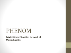 A Brief Overview of PHENOM, by Nicole Ouimette (Fall 2011)