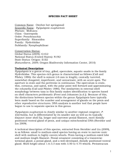 species fact sheet - USDA Forest Service