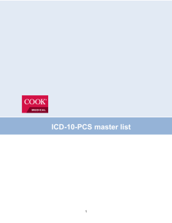 ICD-10-PCS master list