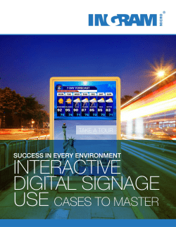interactive digital signage