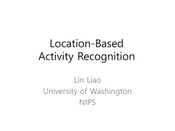 Location-Based Activity Recognition
