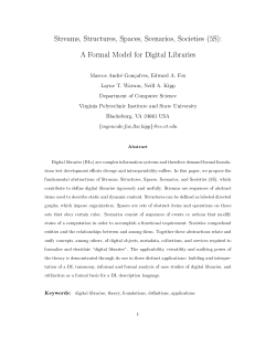 (5S): A Formal Model for Digital Libraries