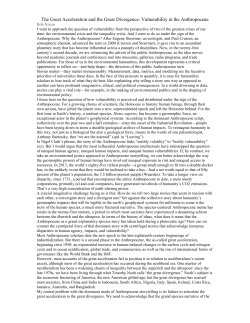 Rob Nixon I want to approach the question of vulnerability from the