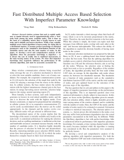 Fast Distributed Multiple Access Based Selection With