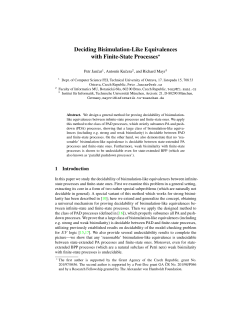 Deciding Bisimulation-Like Equivalences with Finite-State