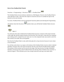 How to Use the Feedback Node Tutorial