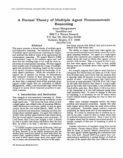 1990-A Formal Theory of Multiple Agent Nonmonotonic Reasoning